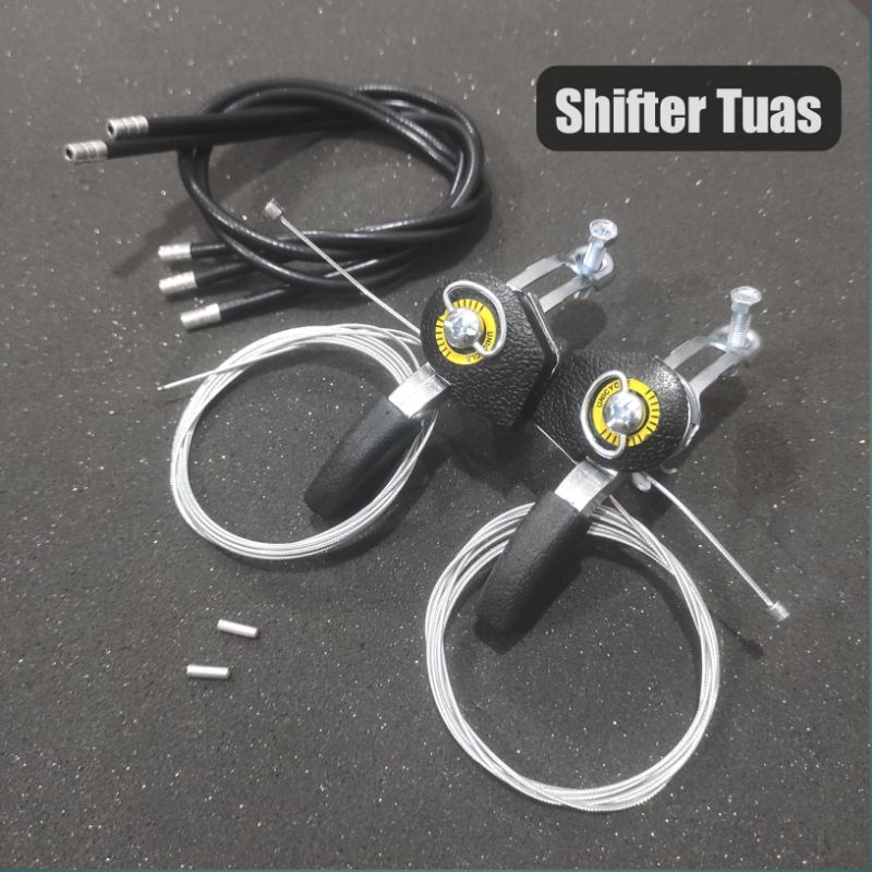 Shifter 6 7 Speed Alloy. Operan Gigi Shifter Alloy Sepeda MTB Federal Balap 3 x 6 Speed 3 x 7 Speed 