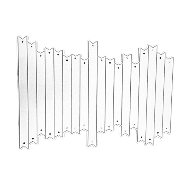 Zzz Cetakan Stensil Cutting Dies Motif Garis Untuk Scrapbook / Craft DIY