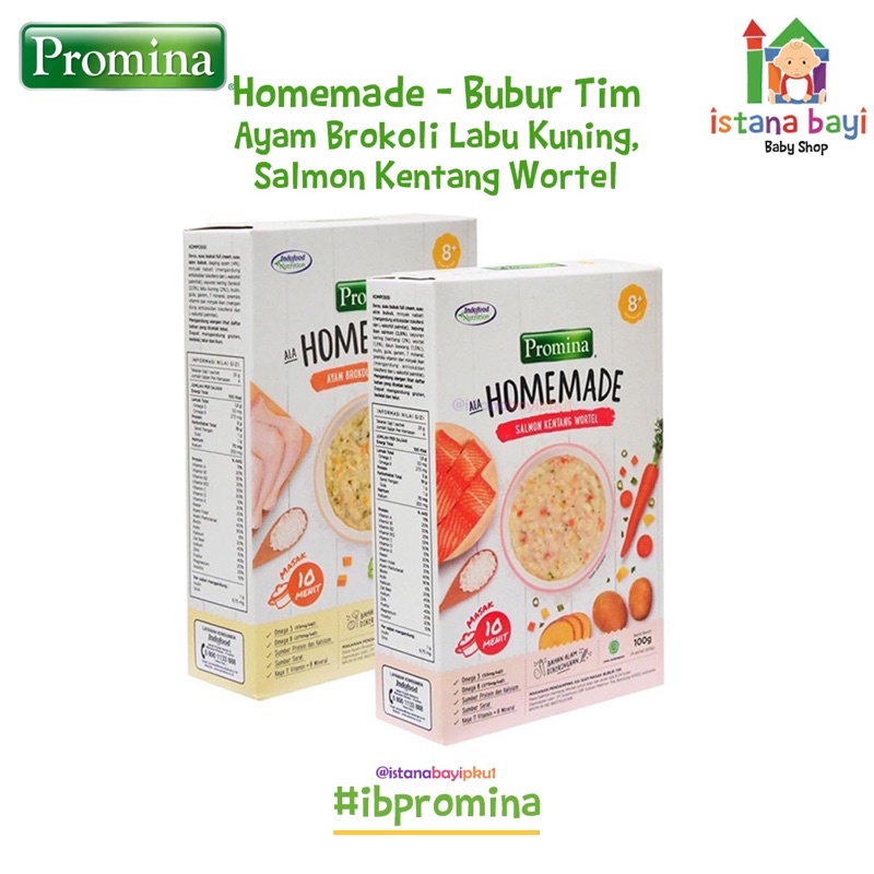 Promina Homemade Bubur bayi 100 gr/makanan bayi/bubur bayi