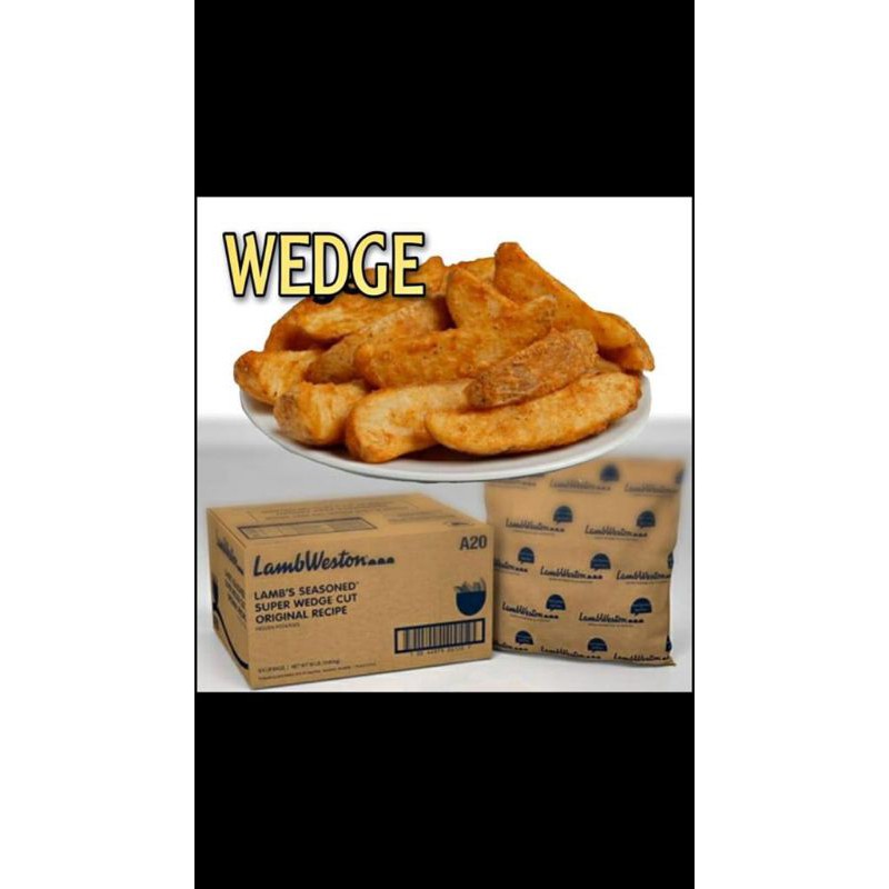 

√ MURAH √ FROZEN SNACK - SNACK KENTANG WEDGES - FROZEN FOOD