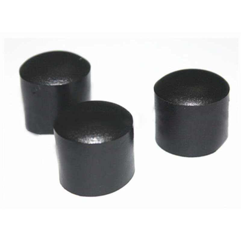 4pcs Pelindung Kaki Kursi / Meja Bahan Karet Warna Hitam