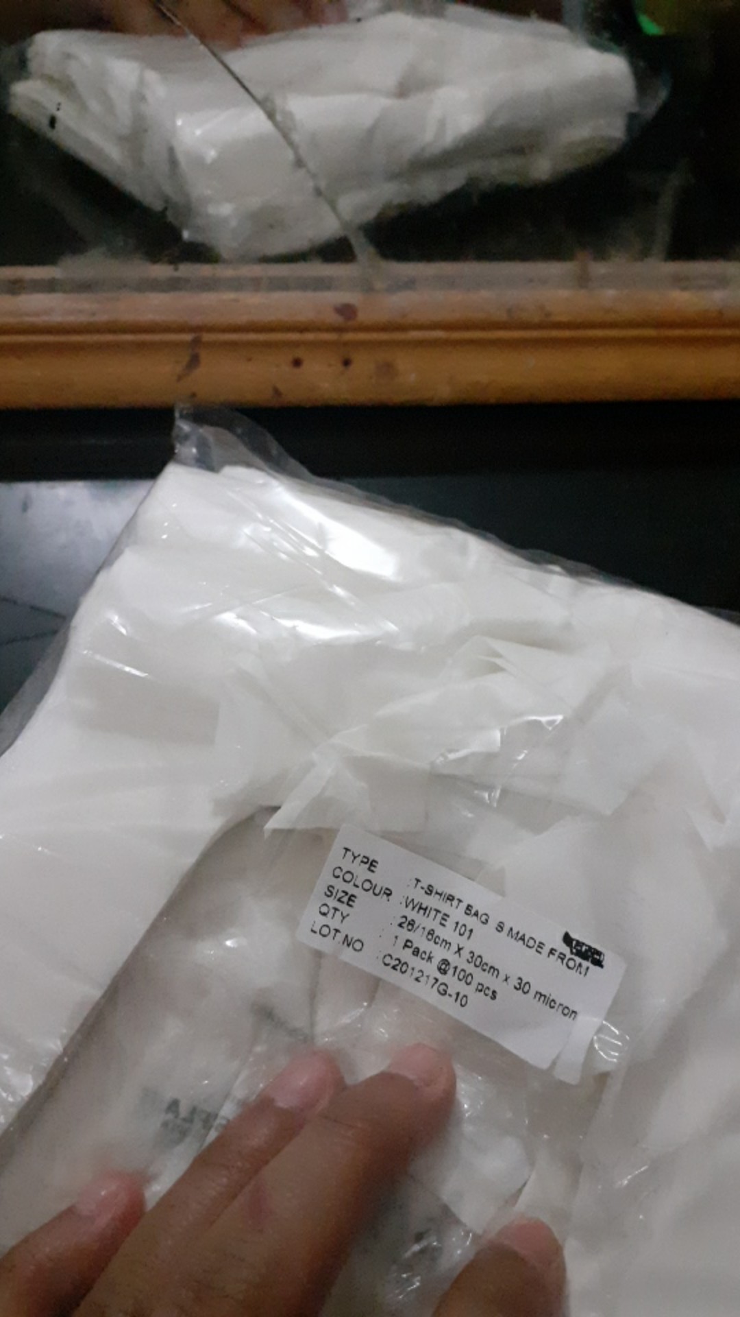 Eco Friendly Kantong Plastik Olshop Kantong Singkong Cassava Plastick Packing Ramah Lingkungan (s)