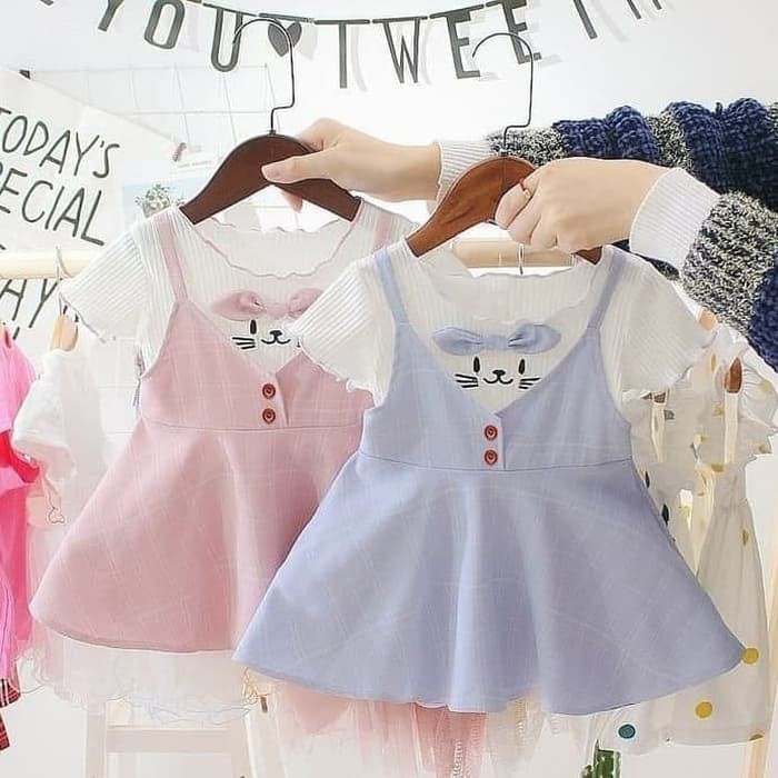 Dress Bayi Baju Bayi Perempuan Rok Bayi Pakaian Bayi Perempuan Lucu Shopee Indonesia