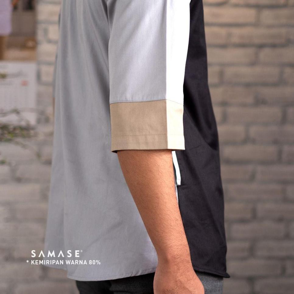 Branded [ BISA BAYAR DI TUJUAN ] SAMASE KEMKO 3/4 V0211 SILVER ORX