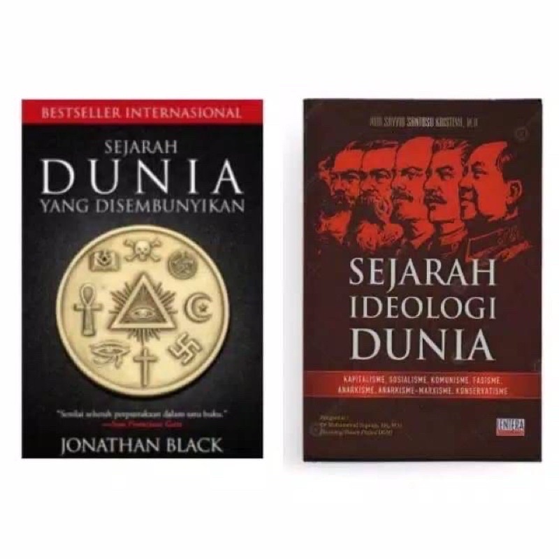 Jual paket 2 buku sejarah dunia yang disembunyikan & sejarah ideologi ... - 293eD07722e3a81ff2e39b8D3ec5ba95