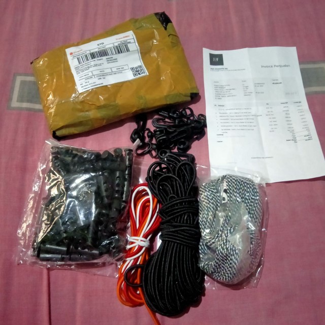 Tali Kur Karet Elastis 3.0 Mm Merah