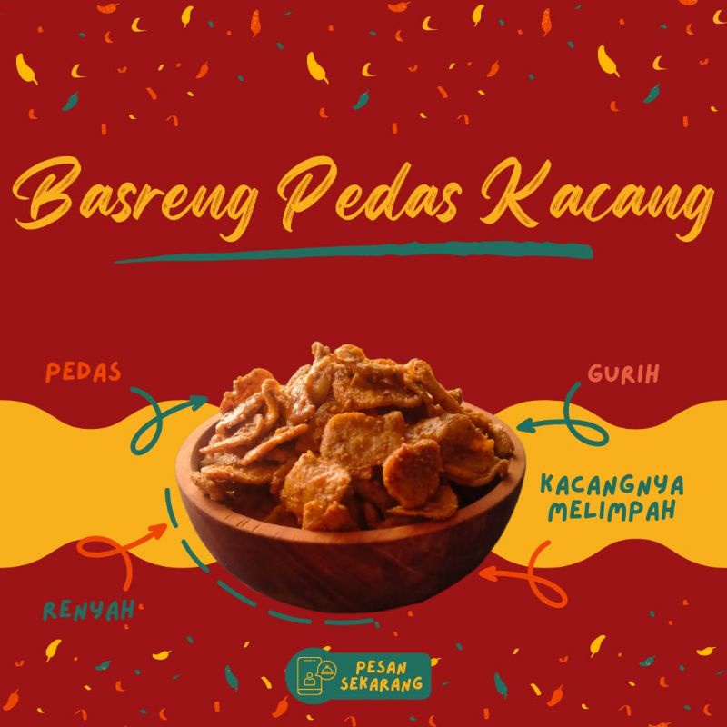 

Basreng Nisnat Snack Varian Bumbu Pedas Kacang Lezat dan Bikin Nagih