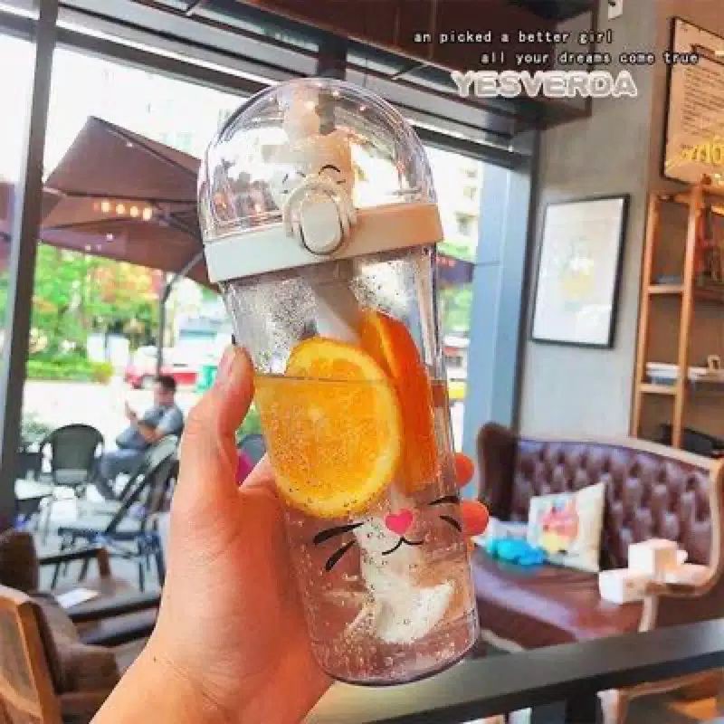 Botol Minum anak Shaker Pengaduk Anak Karakter Lucu Ukuran 500ml