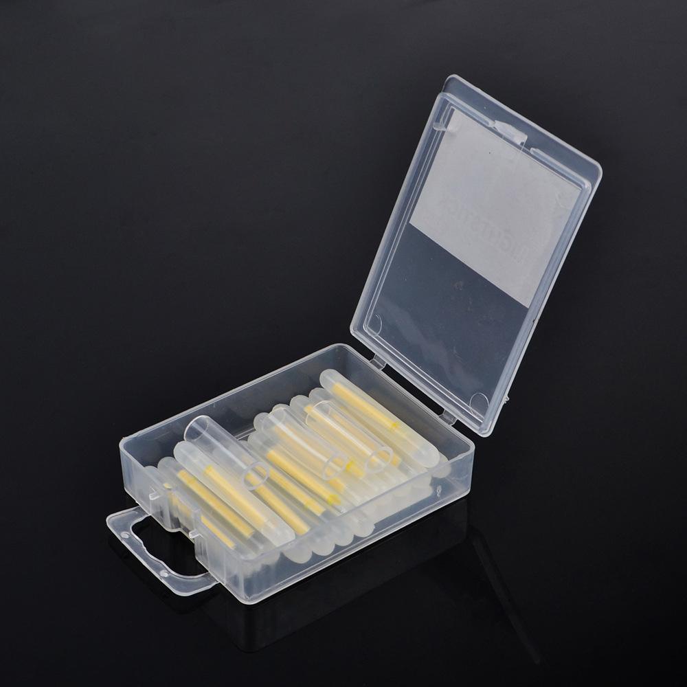 Lanfy Pelampung Pancing Aksesoris Memancing Kecerahan Tinggi 15pcs/lot Luminous Float Dark Glow Chemical Lightstick