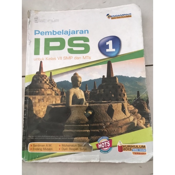 Buku IPS kelas 7 SMP platinum kurikulum 2013 revisi 2019. (second)