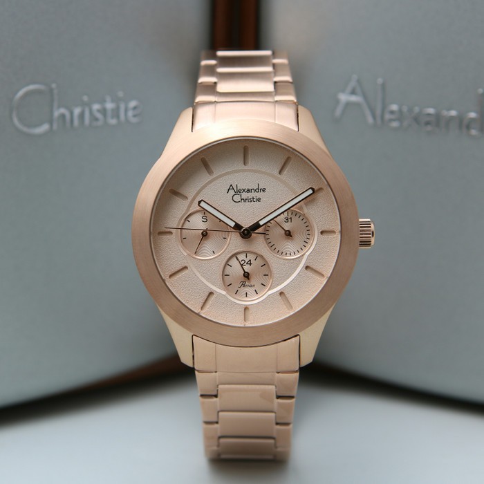 ORIGINAL Jam Tangan Wanita Alexandre Christie AC 2877 / AC2877 / 2877 Garansi Resmi 1 Tahun.