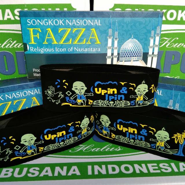 PECI ANAK UPIN IPIN KOPYAH UPIN IPIN SONGKOK UPIN IPIN