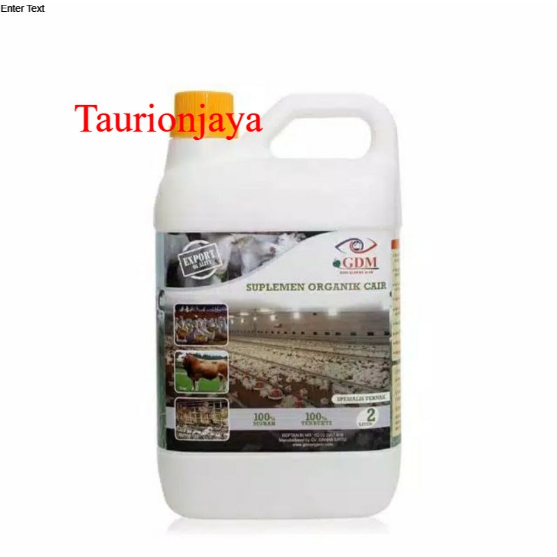 GDM SOC SUPLEMEN ORGANIC CAIR TERNAK UNTUK PETERNAKAN 2 LITER