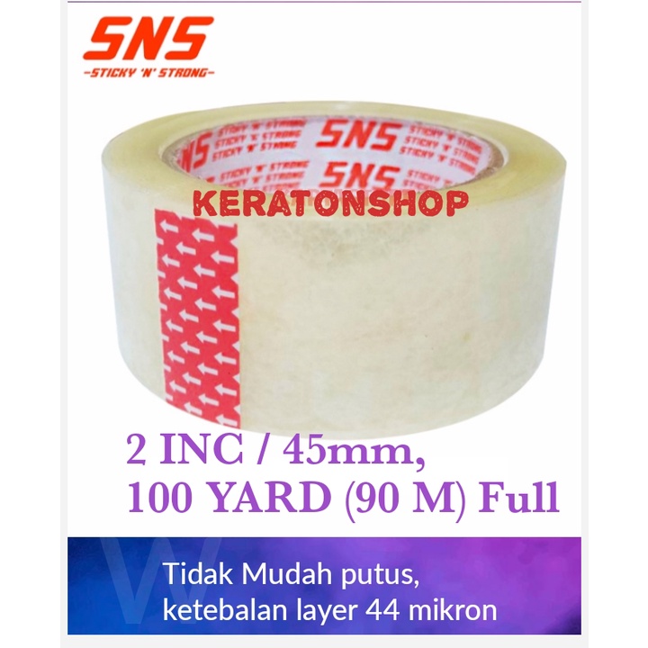 

LAKBAN COKLAT/BENING 100 YARD 2 INCH FULL KWALITAS DAIMARU