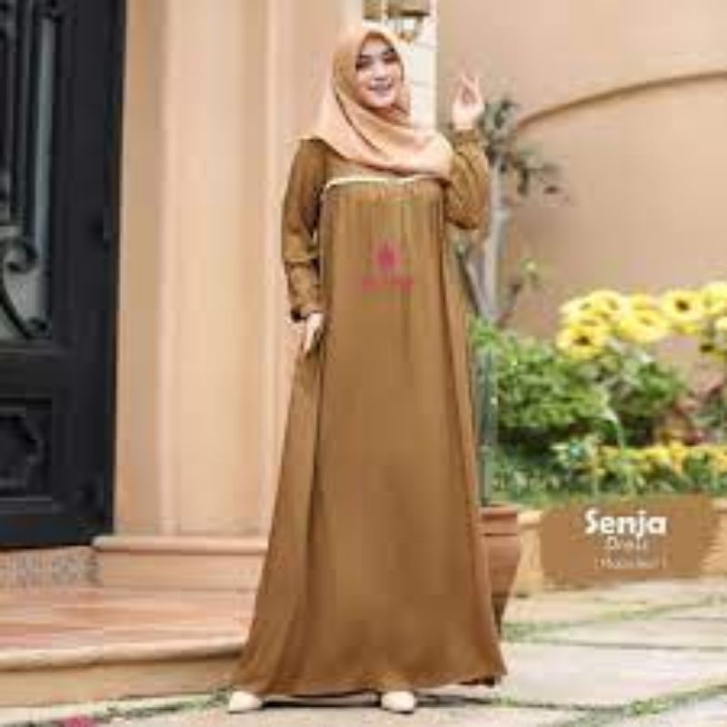 Senja dress baju gamis fashion muslim remaja wanita