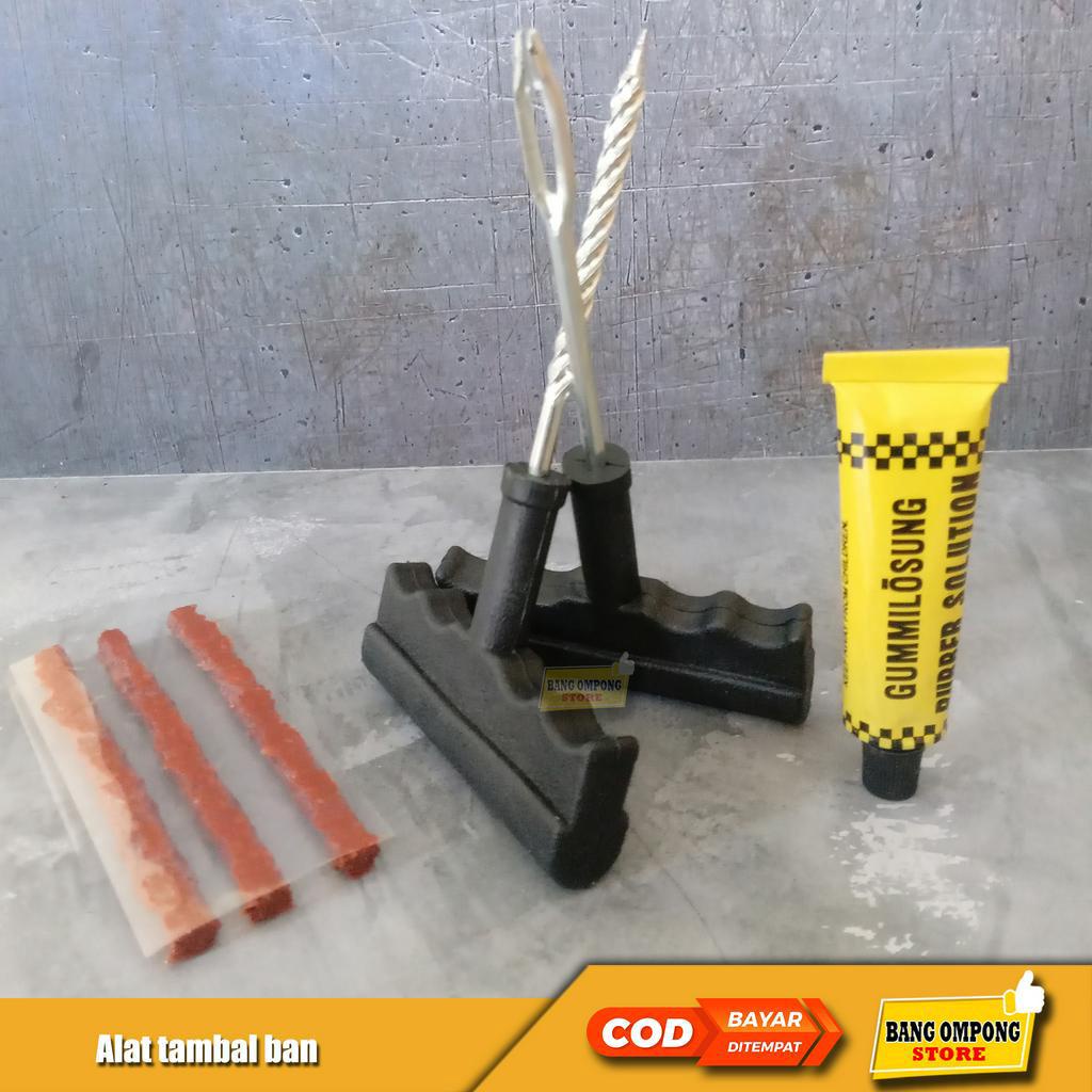 1 Set Alat Tambal Ban Tubeless Motor Mobil Tambel Ban