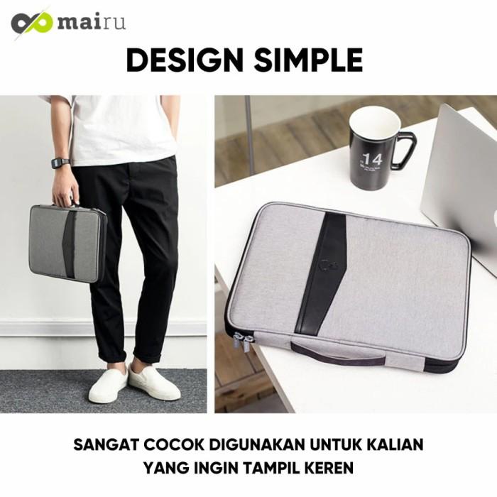 Mairu Premium Softcase Tas Laptop Macbook Air Sleeve 13/14 inch