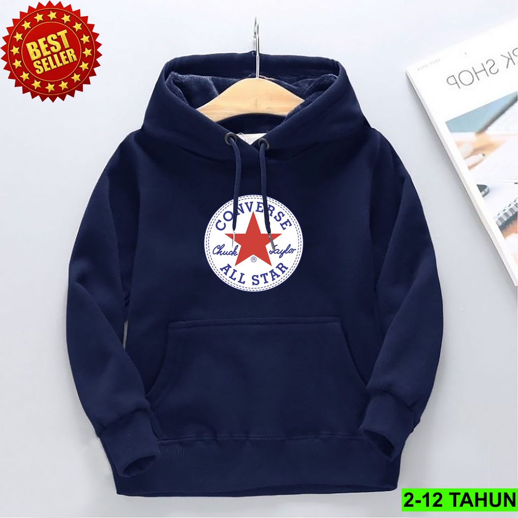 sweater hoodie anak usia 2 3 4 5 6 7 8 9 10 11 12 tahun / jaket switer anak cowok cewek / laki laki perempuan