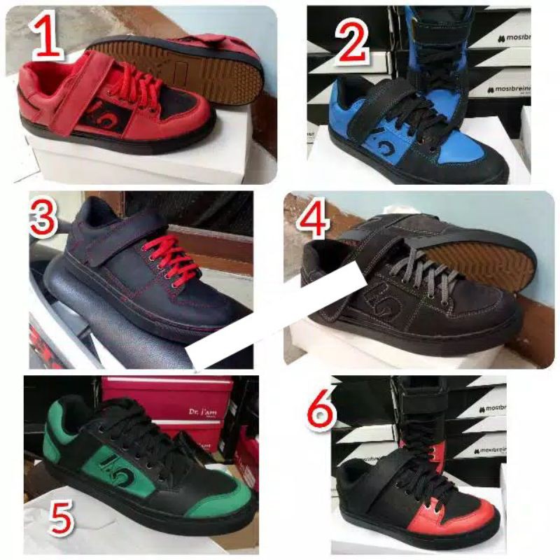 Sepatu sepeda kulit asli/cleat dan non cleat/MTB advanture Downhill