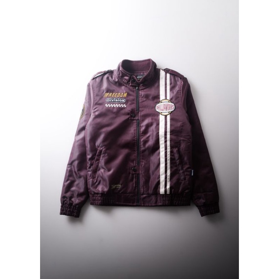 JAKET MOTOR PHILLIP WORKS RACING DIVISION MAROON