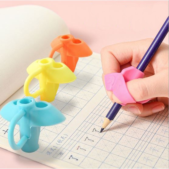 

Pencil grip alat bantu tulis belajar menulis silikon import BPA Free