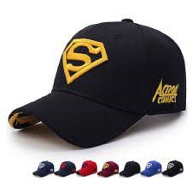 Topi Baseball Superman - Topi Trendy - Topi Casual - Topi Superman Pria
