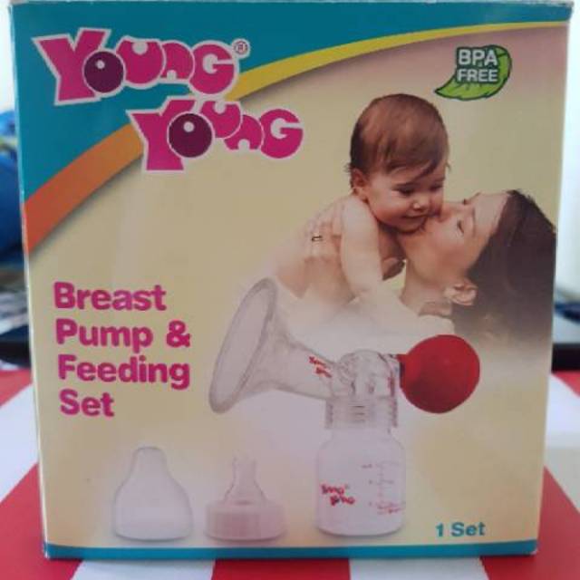 -PRELOVED- Young Young Breast Pump & Feeding Set