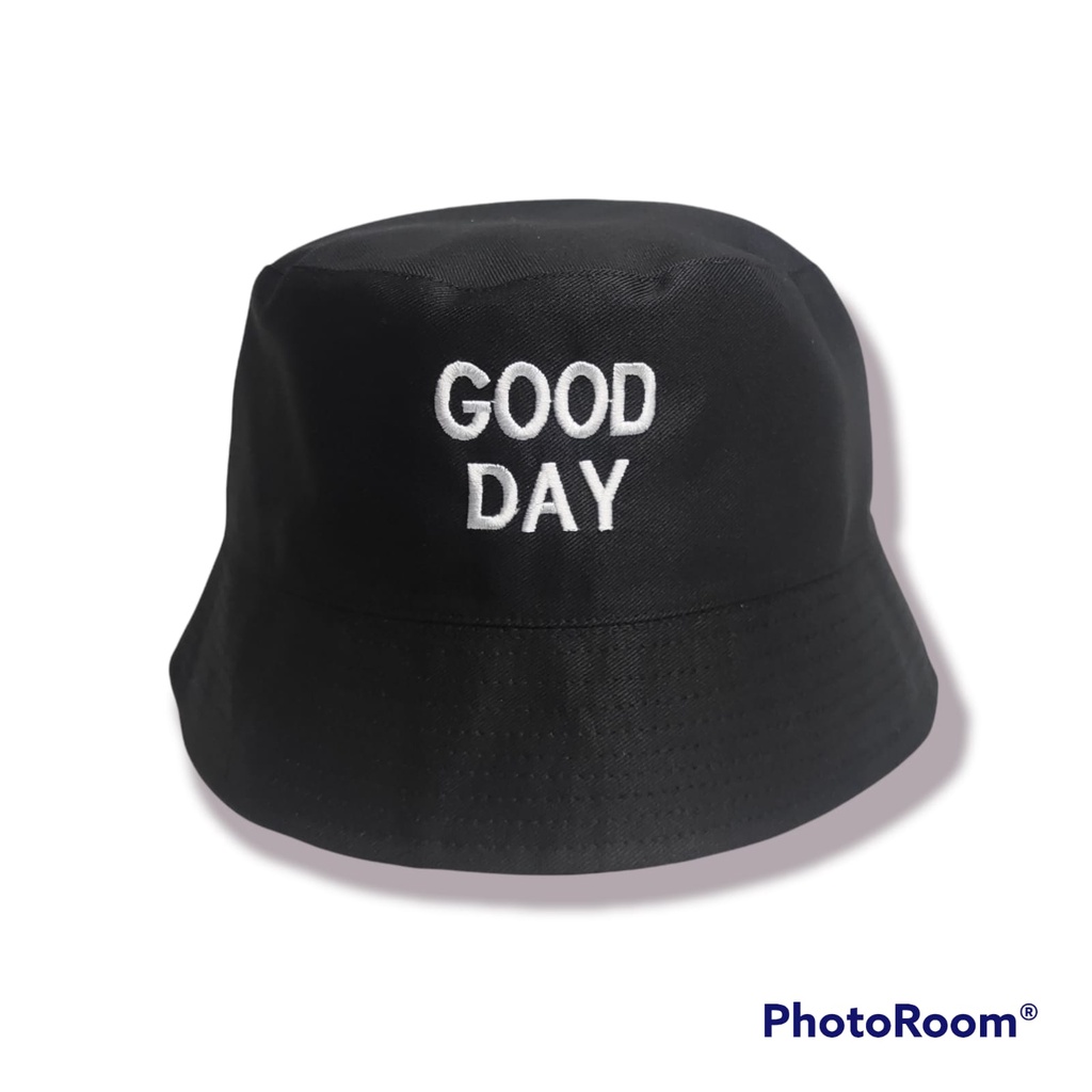 topi bucket Good Day topi bucket Converse pria topi bucket bordir smile korea Aksesoris Fashion pria