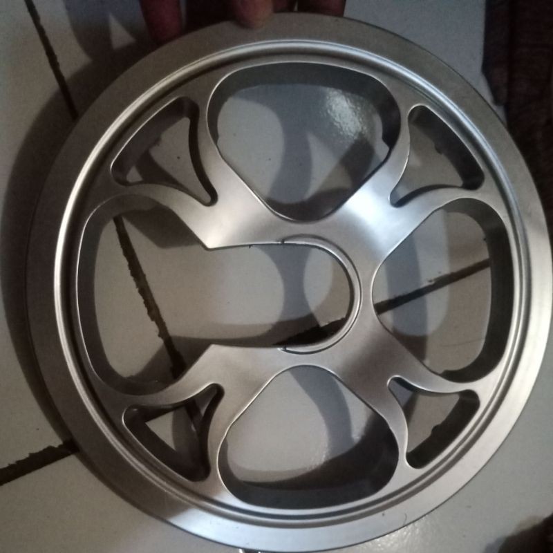 Tcid Pelat Cover Pelindung Pivot Crank Chain Sepeda 48T. lubang baut 4. murah