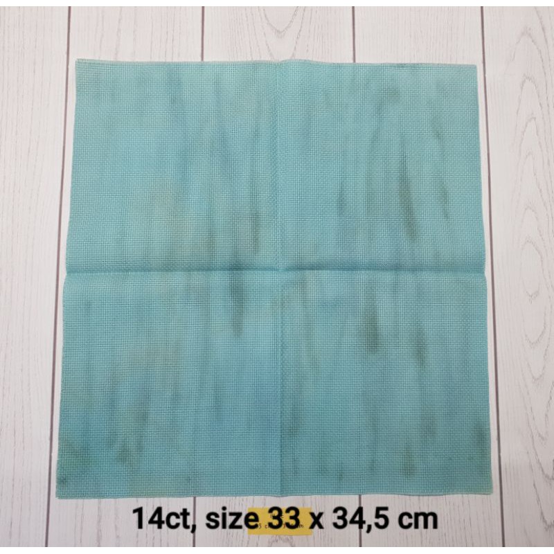 Kain Dyed Aida 14ct untuk Kristik/Cross Stitch