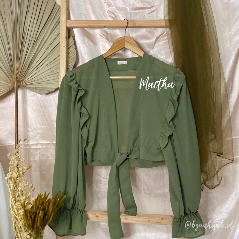 OUTER RUFFLE CROP |  PRE ORDER