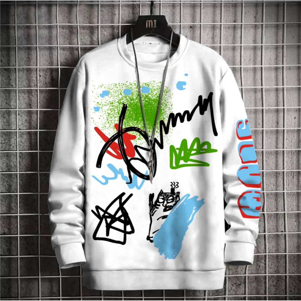 Sweater Grafiti 333 Babyterry UK M L - Yu Taka