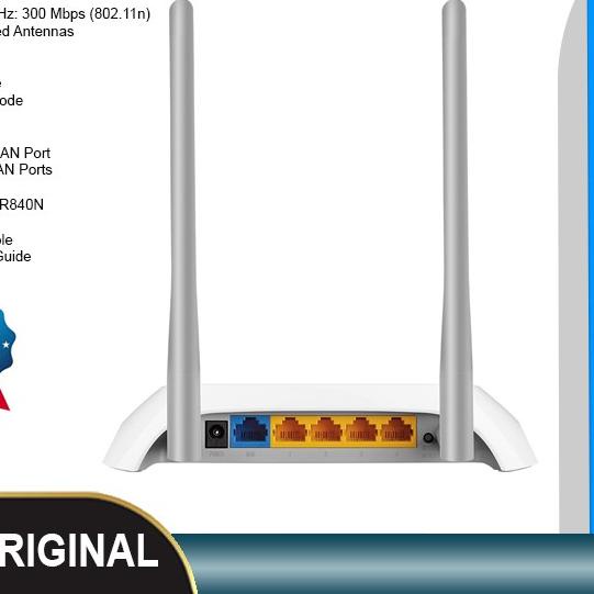 ✾ Tp-Link TL-WR840N Wireless N Router 300Mbps Tp Link TL WR840N ➬