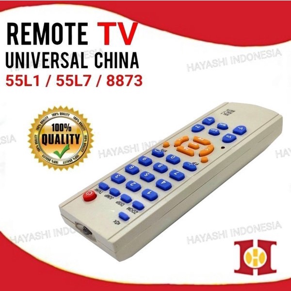 Remote Remot TV Ganti Mesin Cina China Tabung Wcom Wonder 55L