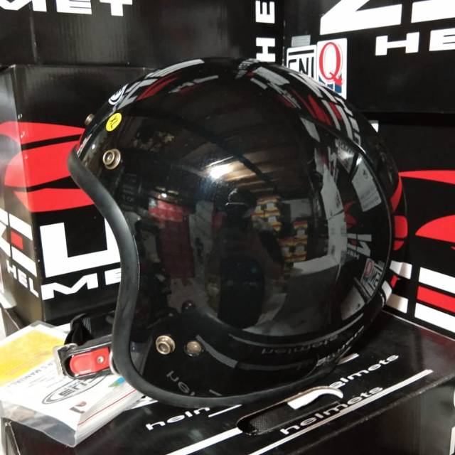 HELM BOGO ZEUS 385C BLACK / ZEUS BOGO HITAM
