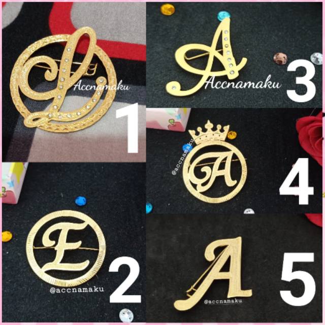 Bros huruf jilbab / bros inisial huruf /bros alphabet