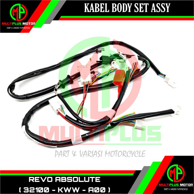 Kabel body bodi motor set ABSOLUTE REVO,REVO 110,REVO ABSOLUTE