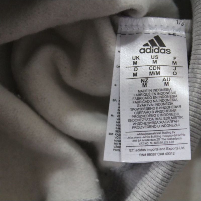 SWEATER HOODIE ADIDAS X MUHAMMAD ALI FULLTAG&amp;LEBEL