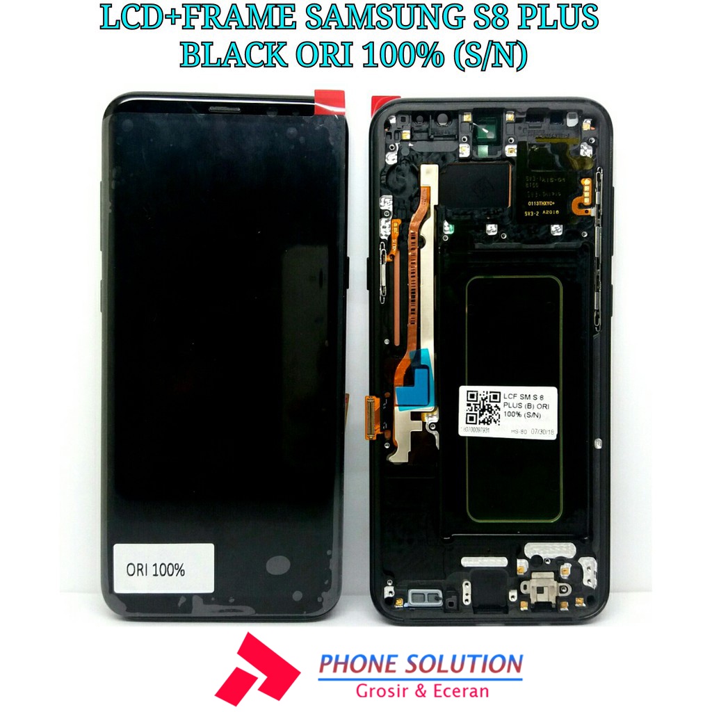 LCD Samsung S8 Plus Include Frame Fullset Touchscreen // Supplier LCD Samsung - Garansi 1 Bulan