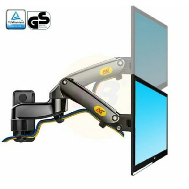 Bracket Monitor/Bracket TV Full Motion 17 -27 inch Gas Spring