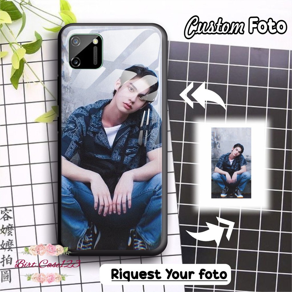 CUSTOM SOFTCASE BACK CASE GLASS KACA CUSTOM OPPO VIVO XIAOMI SAMSUNG REALME IPHONE ALL TYPE BC5709