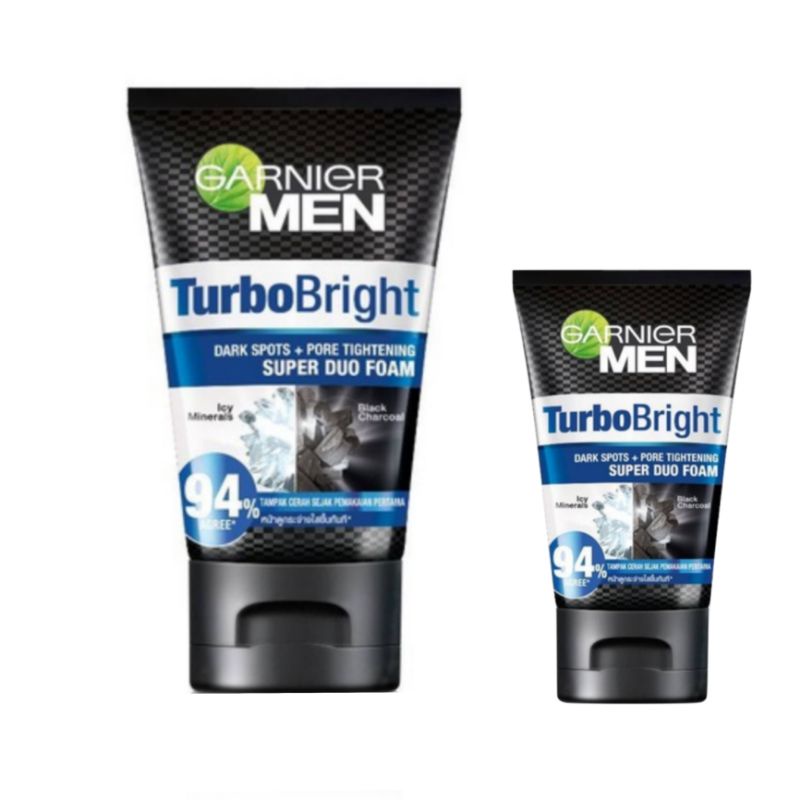 GARNIER MEN TURBO BRIGHT SUPER DUO FOAM