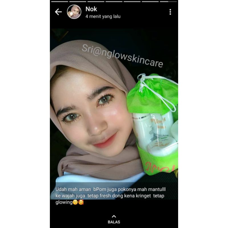 NGLOW SKINCARE NORMAL DAN ACNE ORIGINAL BPOM-6