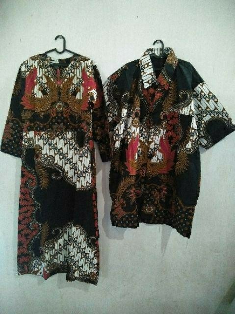 Couple Batik Keluarga || Setelan Couple Batik Ayah Ibu Anak Cewek Cowok || Couple Batik Family Gamis