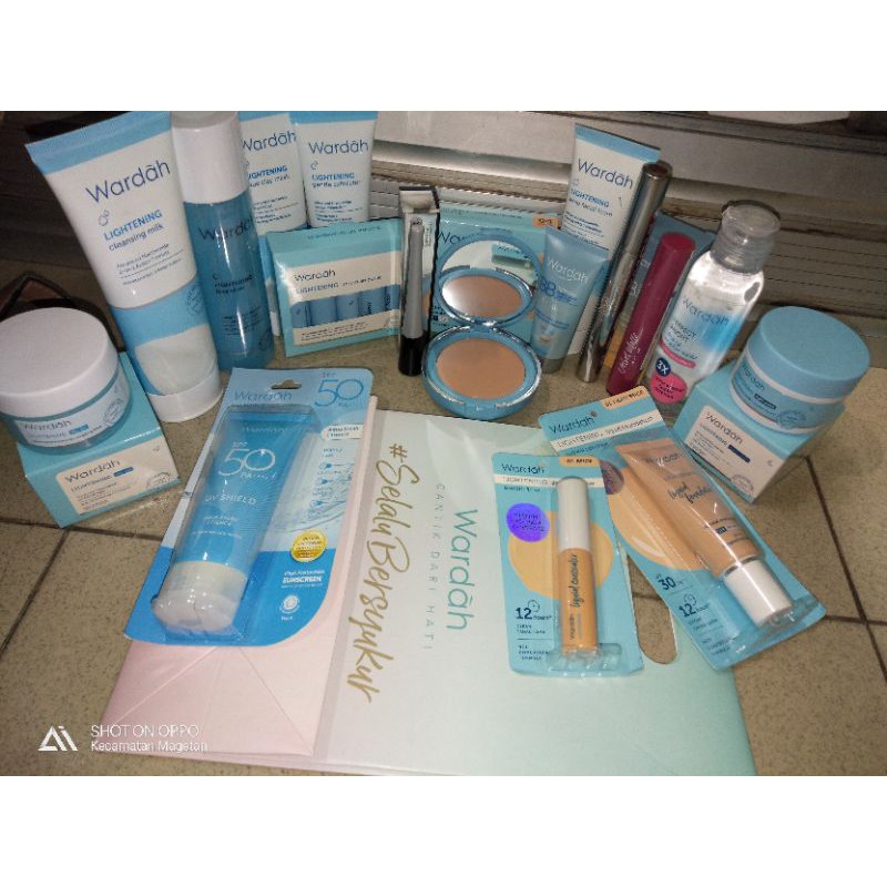 Paket Wardah kosmetik Lightening series Lengkap