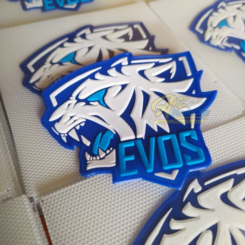 Jual Patch jersey 3D rubber custom murah minimal 30 pcs