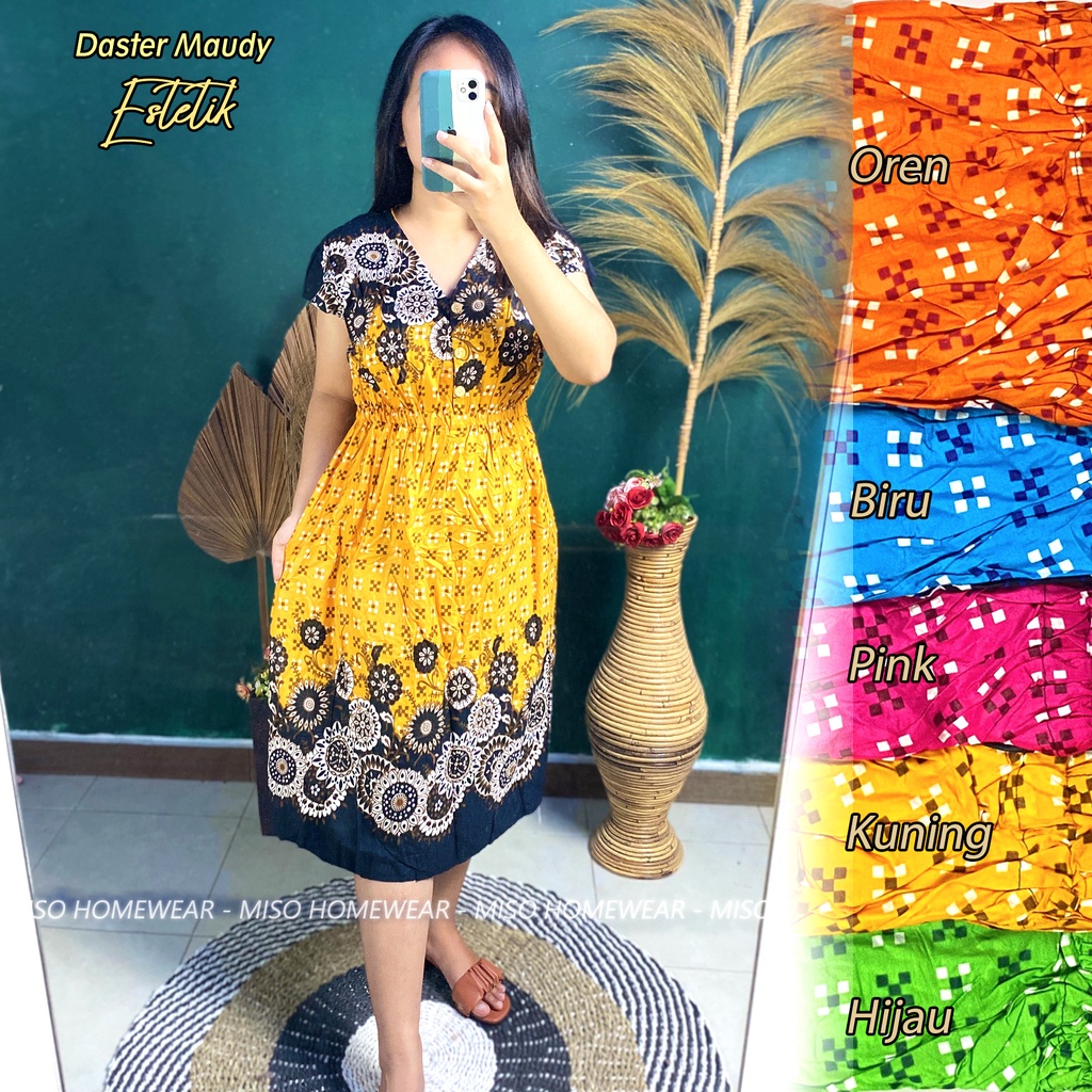 Daster Maudy | Homedress Busui | Daster Kerut Ecer Grosir Seri | Daster Sultan Viral Kekinian