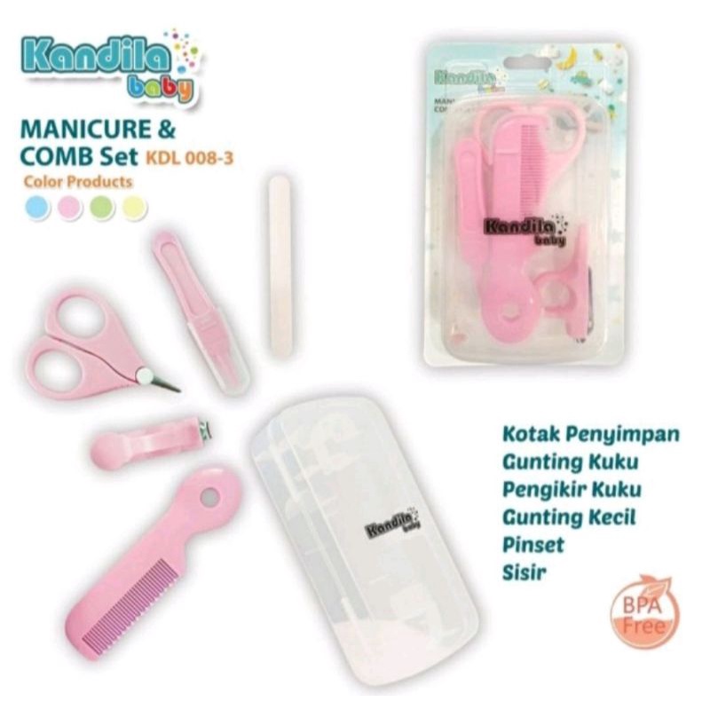 Kandila Baby Manicure &amp; Comb Set KDL008-3