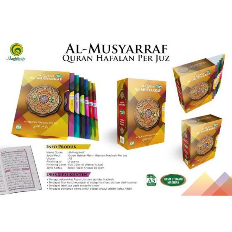Al-Qur'an hafalan Rasm Utsmani Madinah Per Juz