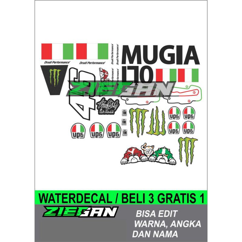 Water decal helm Mugielo